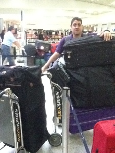 Meu marido e nossa pequena bagagem 